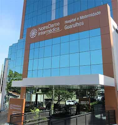 Fachada do Hospital e Maternidade de Guarulhos